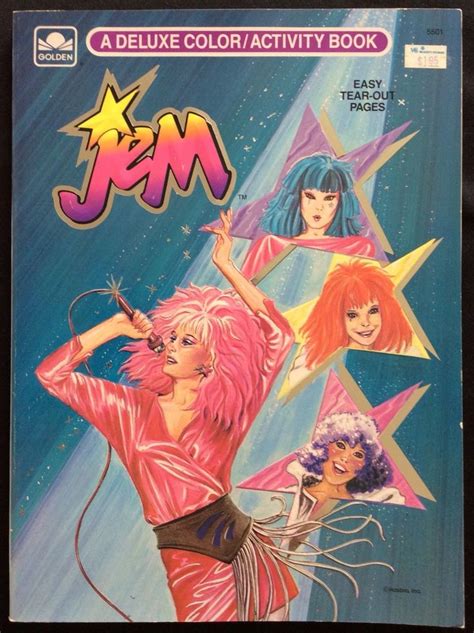 Printable is free for you to color at home or school. JEM HASBRO Doll Paper Doll Coloring Book, 1986, 140+ Pages ...