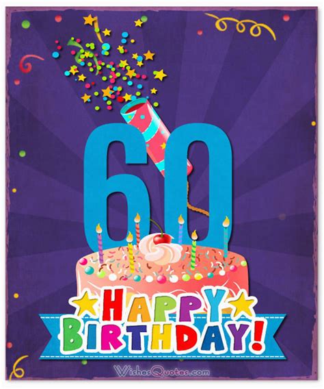 60th Birthday Card Message 60th Birthday Wishes Unique Birthday ...