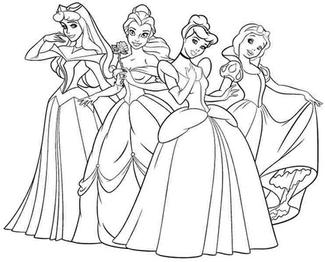 The best character is frozen in this serie. Coloring Pages For Disney Princesses - Coloring Home