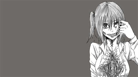 … pattern black and white high definition wallpaper top free picture. anime, Anime Girls, Horror, Monochrome, Simple Background ...