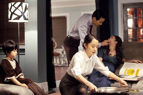 He promises to save her father's life in exchange for her lifelong services. The Housemaid Picture 2