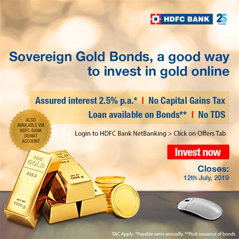 If you think gold doesn't perform, think again. HDFC Bank - With your HDFC Bank's NetBanking or Demat ...