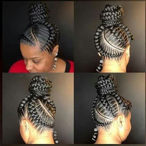There are a lot of variations of this hairstyle, that is why every woman who wants to try it will be able to find an option suitable only for her. Best Collection Ghana Weaving Shuku 2019 | Braided hairstyles, Cornrow hairstyles, African braids
