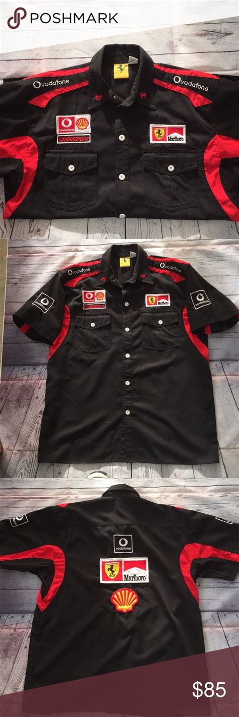 A must have for any ferrari f1 fan. 🏅HOST PICK🏅Vintage Ferrari F1 Pit Crew Shirt | Pit crew shirts, Crew shirt, Shirts