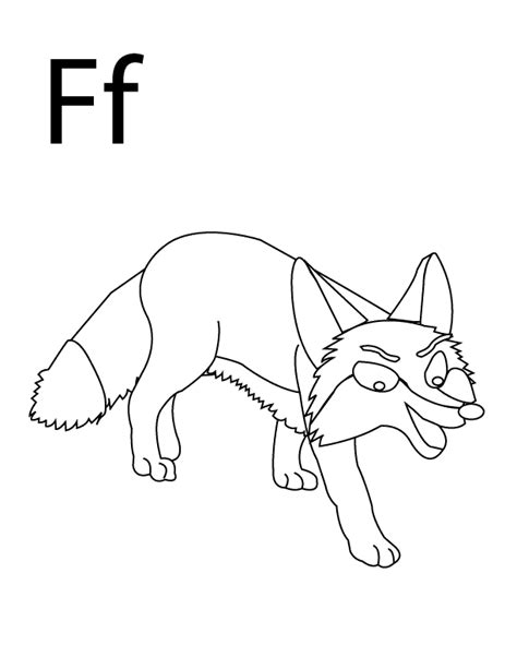 I have gathered a list of different letter f worksheets, coloring pages, templates, and crafts. Coloring Pages - Letter-F