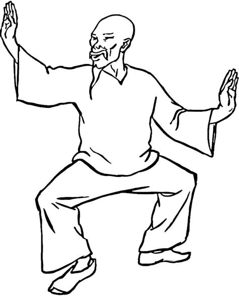 Bruce lee • 50 тыс. Kung Fu Coloring Pages at GetColorings.com | Free ...