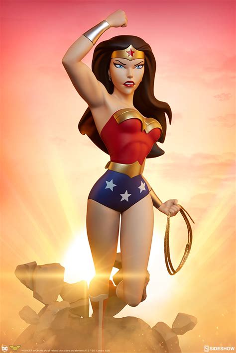 Something that causes feelings of wonder; DC Animated Wonder Woman Statue by Sideshow - The Toyark ...