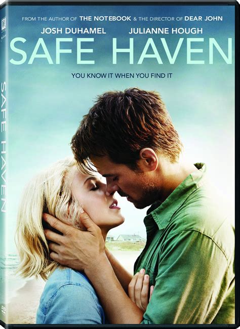 This romance story has so many different elements to it that i think it can offer a great watch for anyone, an abused woman escapes her home to find a new life but her old life is trying to catch up with her. Safe Haven DVD Release Date May 7, 2013