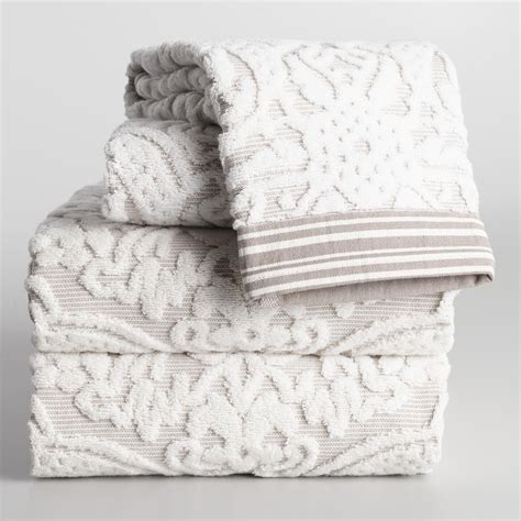 Free shipping $150+ for anthroperks members! Taupe Christina Sculpted Bath Towel Collection ...