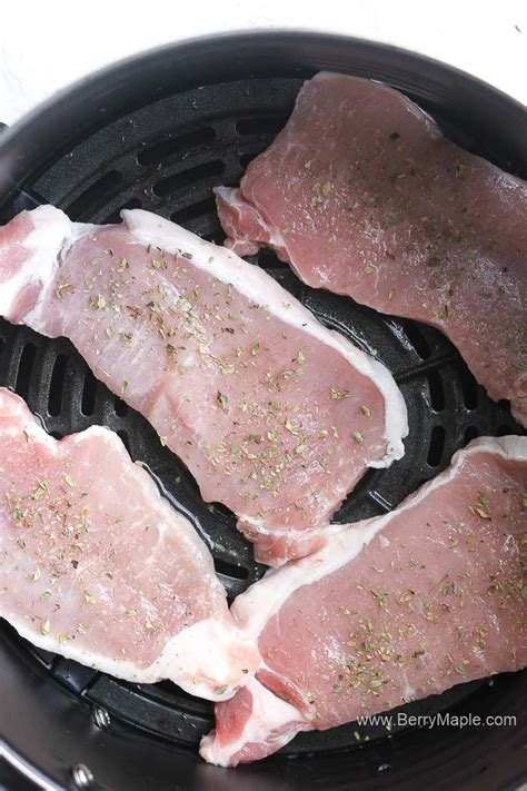 We've already shared our method for cooking the juiciest skillet pork chops. Air fryer cheesy pork chops - Berry&Maple