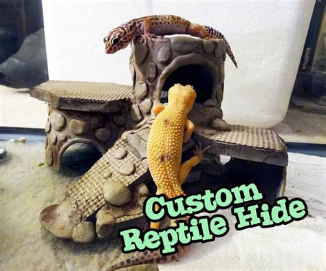 The materials a a little pricy but you can use them to make multip… Flintstones Inspired Desert Reptile Hide : 7 Steps (with Pictures) - Instructables