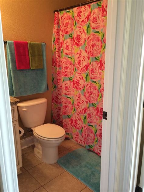 Do you assume dorm bathroom ideas seems great? Lily Pulitzer bathroom | Dorm room bathroom ideas, Dorm ...