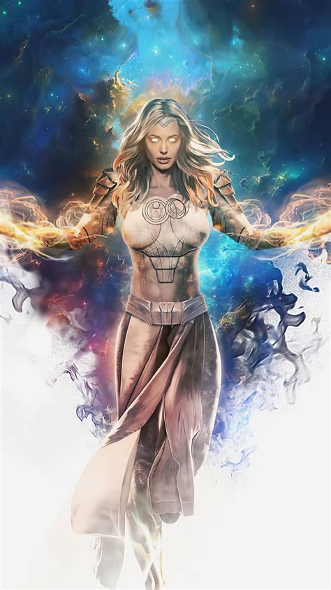 She was originally named azura after her father, zuras, but her name was changed after the eternals formed an alliance with the greek gods and she became athena's personal representative. 750x1334 Thena Eternals iPhone 6, iPhone 6S, iPhone 7 HD ...