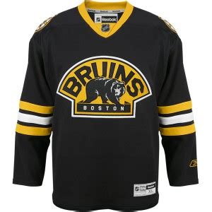 Hockey is a fast game. Boston Bruins Reebok Premier réplica troisième chandail de ...