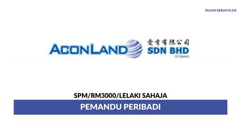 Search and apply for the latest pemandu peribadi jobs. Jawatan Kosong Terkini Aconland ~ Pemandu Peribadi • Kerja ...