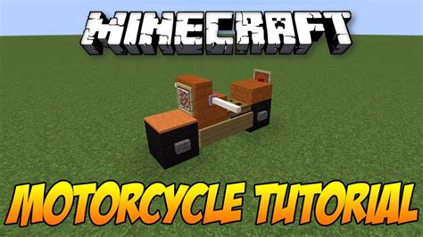 Even better is to build table landings. Minecraft Motorcycle - Remoltres