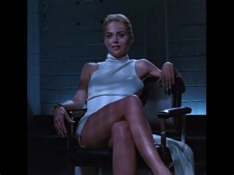 Basic instinct (1992) follows the life of a beautiful crime novelist, catherine tramell, who becomes a suspect in the investigation of the brutal death of a rock star. Sharon Stone Recreates Her Basic Instinct Leg Cross