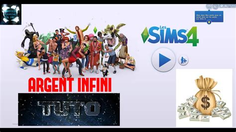 TUTO SIMS 4 argent INFINI - YouTube