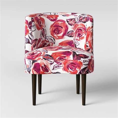 A wide variety of pink accent chair options are available to you, such as appearance, specific use. Clary Curved Back Accent Chair Rose Floral - Opalhouse ...