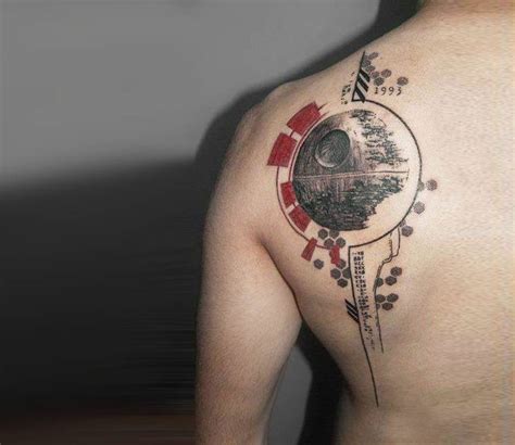 Skinbyrd spinning swastika tattoo with 14/88. Death Star tattoo by Koit Tattoo | Post 18579