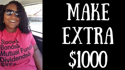 Now that you have a few ideas to make $1000 or more a month, time to pick a path, or two, and get started. How to make extra 1,000 a month. - YouTube