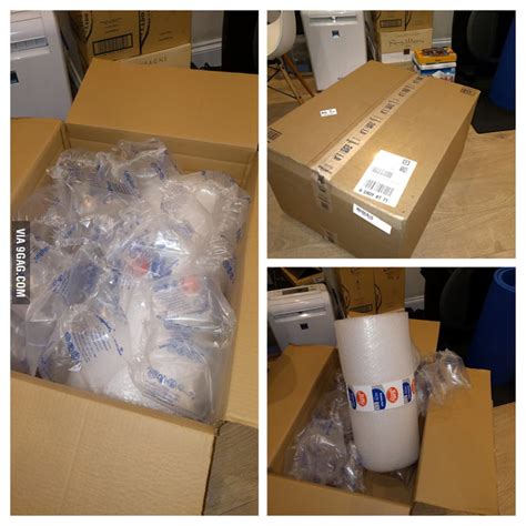 An amazon customer has been left utterly baffled after the online giant delivered a roll of bubble wrap boxed and packaged with 100ft of protective brown paper. Really Amazon? You bubble packed my bubble wrap. - 9GAG