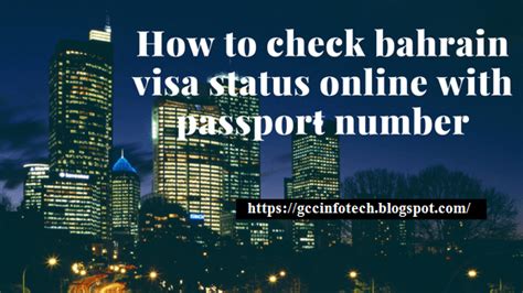 As the holder of a eta, this visa allows you to stay for a if you previously applied for and received an eta, you can check the status of your eta through the australian government website. how to check bahrain visa status online by passport number ...