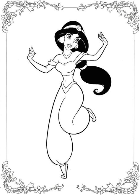 We have a unique and hd quality collection of the pictures. Jasmine coloring page- DinoKids.org