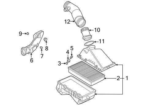 Camshaft position sensor/hall sender 18. Volkswagen Jetta Engine Air Intake Hose Spacer. 1.8 LITER ...