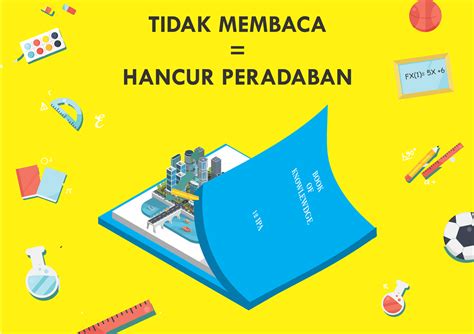 Poster membaca buku di perpustakaan ttct. SMA ADZKIA GELAR LOMBA POSTER LITERASI