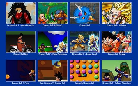 It's time for you to boost your energy and defeat your fears! Dragon Ball Z Games - Chrome Web Store