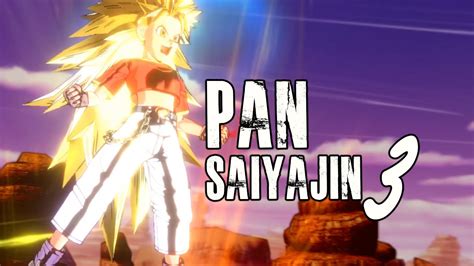 Action, animation, science fictionstars : Dragon Ball Xenoverse Pan super saiyajin 3 mod - YouTube
