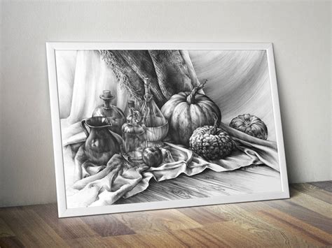 The main part of our illustration is successfully done! Pumpkin Pencil Drawing at PaintingValley.com | Explore ...