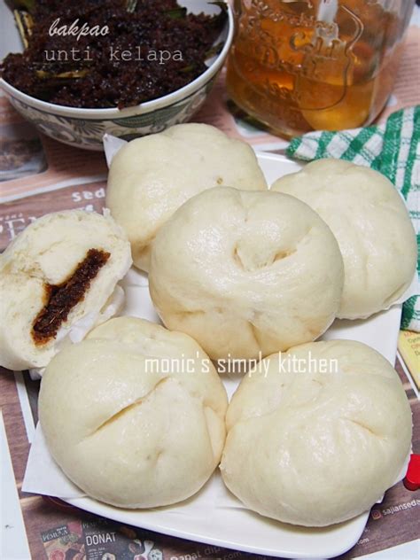 Resep kue mangkok enak bahan kue mangkok : Bakpao Unti Kelapa | Monic's Simply Kitchen