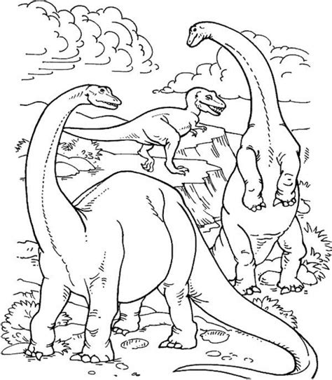 Focus your mind and paint in a real way as well as you do it on a piece of paper. 20+ Free Printable Dinosaurs Coloring Pages ...