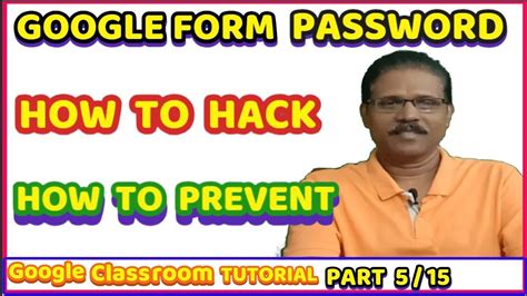 Before you start creating your form, it's probably a good idea to figure out what you want to put in that form. GOOGLE FORM PASSWORD - HOW TO HACK AND HOW TO PREVENT (PART 5/15 ) - YouTube