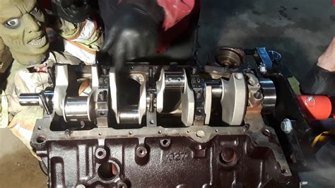 The overheating cracked the cylinders and junked the block, leaving only the crankshaft intact for sale to 383 builders. 383 Stroker build Part 1 - YouTube