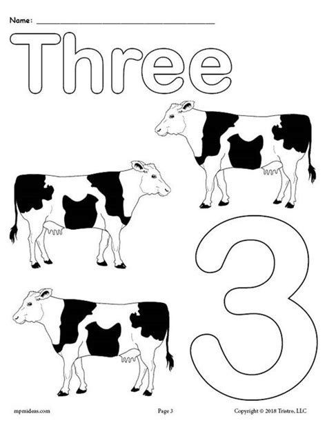 Which is the easiest color by number coloring page? Printable Animal Number Coloring Pages - Numbers 1-10 ...