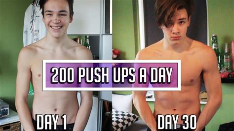 Below you can find routines that are suitable for beginners since they start with only a few reps and. 200 push ups a day for 30 days CHALLENGE - Body ...