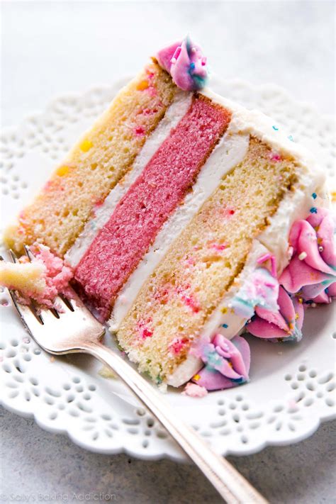 This gender reveal cake is made of three layers of a moist and delicious vanilla cake that are dyed with food coloring, and frosted with easy, creamy vanilla buttercream. Gender Reveal Easy Diy Snacks / How To Plan A Gender ...