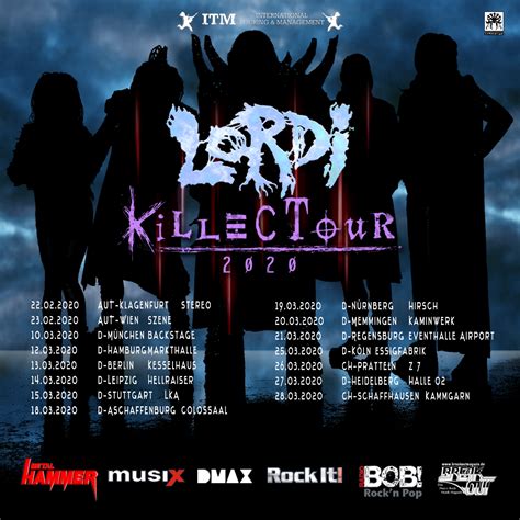 Of course lordi isn't releasing 4 albums simultaneously this year. LORDI - Am 13.03.2020 in Berlin (Kesselhaus) - Trinity Music