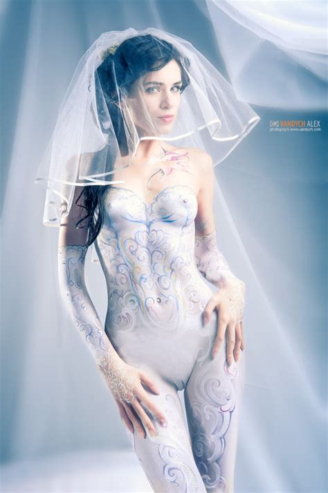Plus, once you purchase a body paint wedding gown, you do not have to worry about the dress not fitting you anymore. Body Paint Wedding Dress - Cost Savings — Steemkr
