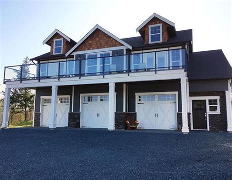 A half bath on the ground floor is a nice touch.the. 3-car detached garage with 2 bedroom apartment above ...