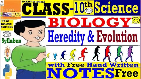 Evolution is the change in a population over time. Class 10th Bio Notes | Chapter#1 Heredity & Evolution | CBSE Exam 2020 ... | Biology notes ...