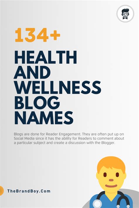 59+ Catchy, Best Health and Wellness Blog names in 2020 ...