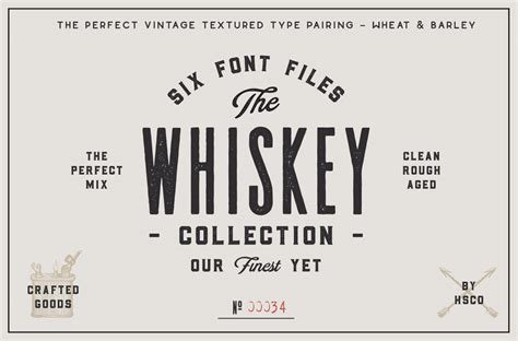 Estaviejo is based on an alphabet template given as a promotional material by a sewing thread company in goggingen, germany in the 1800s. The Whiskey Font Collection - Kreativ Font