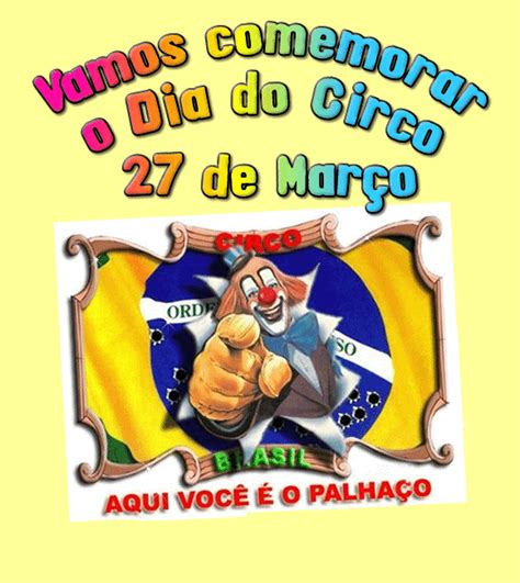 Cartões de amizade para whatsapp. Mensagens para o Dia do Circo - Frases para Facebook