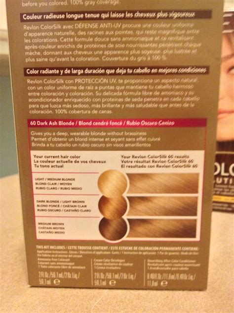 This hair dye is the perfect way to tone down your hair if it's looking a bit too bright, brassy or yellow. Super Nova Portal: "BLONDE DYE ON BROWN/BLACK HAIR" Revlon ...