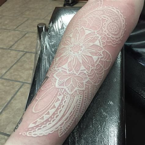 White ink tattoos use only white ink, no additional pigments. White Ink Paisley Tattoo Sleeve Pin white ink tattoos lace best eye ... | Paisley tattoo ...