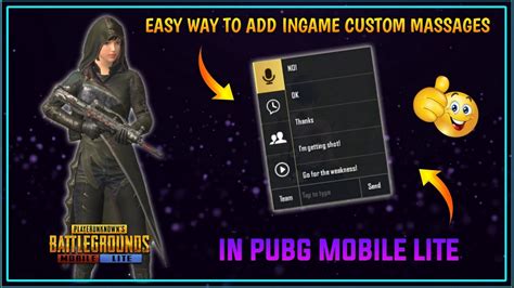 Последние твиты от pubg mobile lite (@pubgmobilelite). HOW TO ADD VOICE QUICK CHAT IN PUBG MOBILE LITE - YouTube